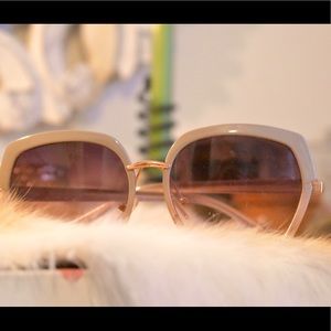 Jessica Simpson pink sunglasses